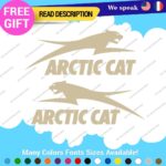 Fits Arctic Cat Jumping Over Left and Right Set Vinyl Decals Stickers Snowmobile - Image 20