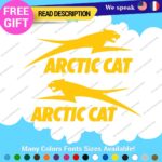 Fits Arctic Cat Jumping Over Left and Right Set Vinyl Decals Stickers Snowmobile - Image 3