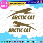 Fits Arctic Cat Jumping Over Left and Right Set Vinyl Decals Stickers Snowmobile - Image 22