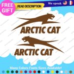 Fits Arctic Cat Jumping Over Left and Right Set Vinyl Decals Stickers Snowmobile - Image 23