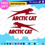 Fits Arctic Cat Jumping Over Left and Right Set Vinyl Decals Stickers Snowmobile - Image 5