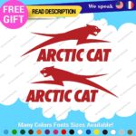 Fits Arctic Cat Jumping Over Left and Right Set Vinyl Decals Stickers Snowmobile - Image 6
