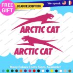 Fits Arctic Cat Jumping Over Left and Right Set Vinyl Decals Stickers Snowmobile - Image 8
