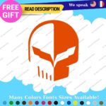 Fits Corvette Decals Stickers Vinyl Racing C7 C8 Stingray Z07 Jake Skull Sport - Image 11