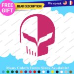 Fits Corvette Decals Stickers Vinyl Racing C7 C8 Stingray Z07 Jake Skull Sport - Image 12