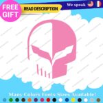 Fits Corvette Decals Stickers Vinyl Racing C7 C8 Stingray Z07 Jake Skull Sport - Image 13