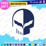 Fits Corvette Decals Stickers Vinyl Racing C7 C8 Stingray Z07 Jake Skull Sport - Image 15