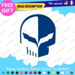 Fits Corvette Decals Stickers Vinyl Racing C7 C8 Stingray Z07 Jake Skull Sport - Image 16