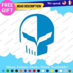 Fits Corvette Decals Stickers Vinyl Racing C7 C8 Stingray Z07 Jake Skull Sport - Image 17