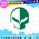 Fits Corvette Decals Stickers Vinyl Racing C7 C8 Stingray Z07 Jake Skull Sport - Image 19