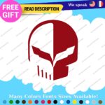 Fits Corvette Decals Stickers Vinyl Racing C7 C8 Stingray Z07 Jake Skull Sport - Image 9