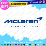 Fits Orange McLaren Decals Stickers Vinyl Mc Automotive F1 Brake Laren Wheels - Image 15
