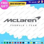 Fits Orange McLaren Decals Stickers Vinyl Mc Automotive F1 Brake Laren Wheels - Image 22
