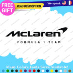 Fits Orange McLaren Decals Stickers Vinyl Mc Automotive F1 Brake Laren Wheels - Image 5