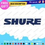 Fits Shure Decal Sticker Vinyl Microphone Earphone Headphone DJ Music Audio Case - Image 12