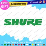 Fits Shure Decal Sticker Vinyl Microphone Earphone Headphone DJ Music Audio Case - Image 16