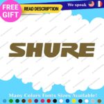 Fits Shure Decal Sticker Vinyl Microphone Earphone Headphone DJ Music Audio Case - Image 22