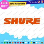Fits Shure Decal Sticker Vinyl Microphone Earphone Headphone DJ Music Audio Case - Image 8