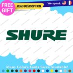 Fits Shure Decal Sticker Vinyl Microphone Earphone Headphone DJ Music Audio Case - Image 28