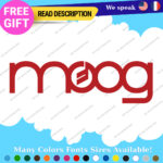 Fits Moog Audio Digital Decals Stickers Vinyl Mixer  Synthesizer Analog Vintage - Image 8