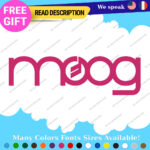 Fits Moog Audio Digital Decals Stickers Vinyl Mixer  Synthesizer Analog Vintage - Image 10