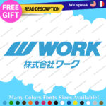 Fits Work Wheels Japan Decals Stickers Vinyl JDM Tires Rim Inches Set Mags Hot - Image 16