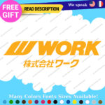 Fits Work Wheels Japan Decals Stickers Vinyl JDM Tires Rim Inches Set Mags Hot - Image 18