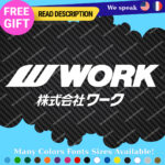 Fits Work Wheels Japan Decals Stickers Vinyl JDM Tires Rim Inches Set Mags Hot - Image 19
