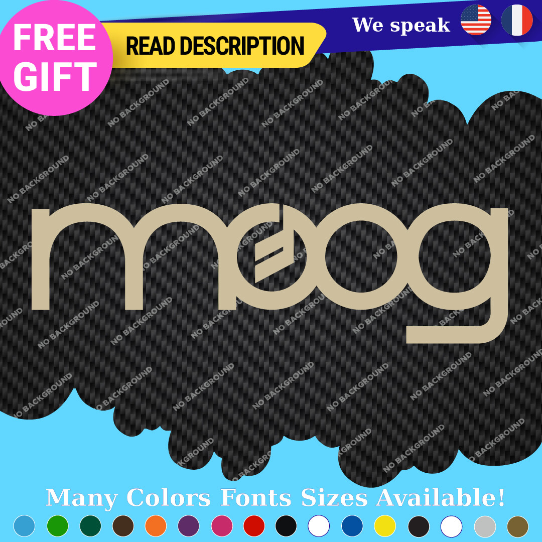 Fits Moog Audio Digital Decals Stickers Vinyl Mixer  Synthesizer Analog Vintage - Image 27