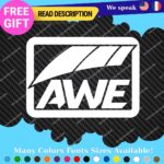 Fits AWE Tuning Decals Stickers Vinyl Exhaust Muffler Intake Life Foiler Coolers
