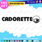 Fits Cadorette Boat Large Long Decal Sticker Cover Skipper Ski Nuova 160 146 Old