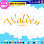 Fits Walden Guitars Stickers Vinyl Decals Case Amp Headstock Bass Classic Accous - Image 12