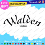 Fits Walden Guitars Stickers Vinyl Decals Case Amp Headstock Bass Classic Accous - Image 14