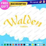 Fits Walden Guitars Stickers Vinyl Decals Case Amp Headstock Bass Classic Accous - Image 15