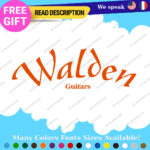 Fits Walden Guitars Stickers Vinyl Decals Case Amp Headstock Bass Classic Accous - Image 19