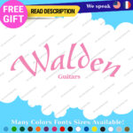 Fits Walden Guitars Stickers Vinyl Decals Case Amp Headstock Bass Classic Accous - Image 21