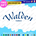 Fits Walden Guitars Stickers Vinyl Decals Case Amp Headstock Bass Classic Accous - Image 24