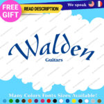 Fits Walden Guitars Stickers Vinyl Decals Case Amp Headstock Bass Classic Accous - Image 25