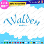 Fits Walden Guitars Stickers Vinyl Decals Case Amp Headstock Bass Classic Accous - Image 10