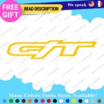 Fits White GT Decals Sticker Vinyl Side Truck Rebel Warlock Car TRX 2 Bed - Image 4