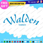 Fits Walden Guitars Stickers Vinyl Decals Case Amp Headstock Bass Classic Accous - Image 26