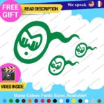 Course Sperm Decals Stickers Vinyl Car Race Drift Lowered JDM Scrape Tunning - Image 11