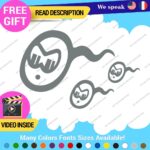 Course Sperm Decals Stickers Vinyl Car Race Drift Lowered JDM Scrape Tunning - Image 12