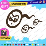 Course Sperm Decals Stickers Vinyl Car Race Drift Lowered JDM Scrape Tunning - Image 13
