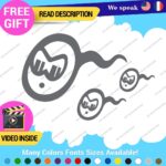 Course Sperm Decals Stickers Vinyl Car Race Drift Lowered JDM Scrape Tunning - Image 15