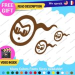 Course Sperm Decals Stickers Vinyl Car Race Drift Lowered JDM Scrape Tunning - Image 17