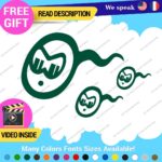 Course Sperm Decals Stickers Vinyl Car Race Drift Lowered JDM Scrape Tunning - Image 19