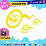 Course Sperm Decals Stickers Vinyl Car Race Drift Lowered JDM Scrape Tunning - Image 24