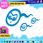 Course Sperm Decals Stickers Vinyl Car Race Drift Lowered JDM Scrape Tunning - Image 7