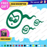 Course Sperm Decals Stickers Vinyl Car Race Drift Lowered JDM Scrape Tunning - Image 9